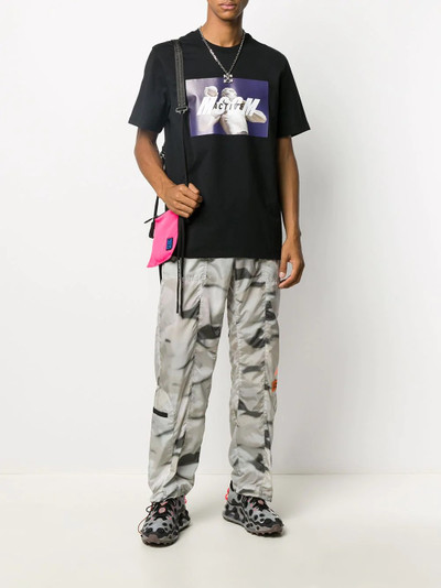 MSGM logo print T-shirt outlook