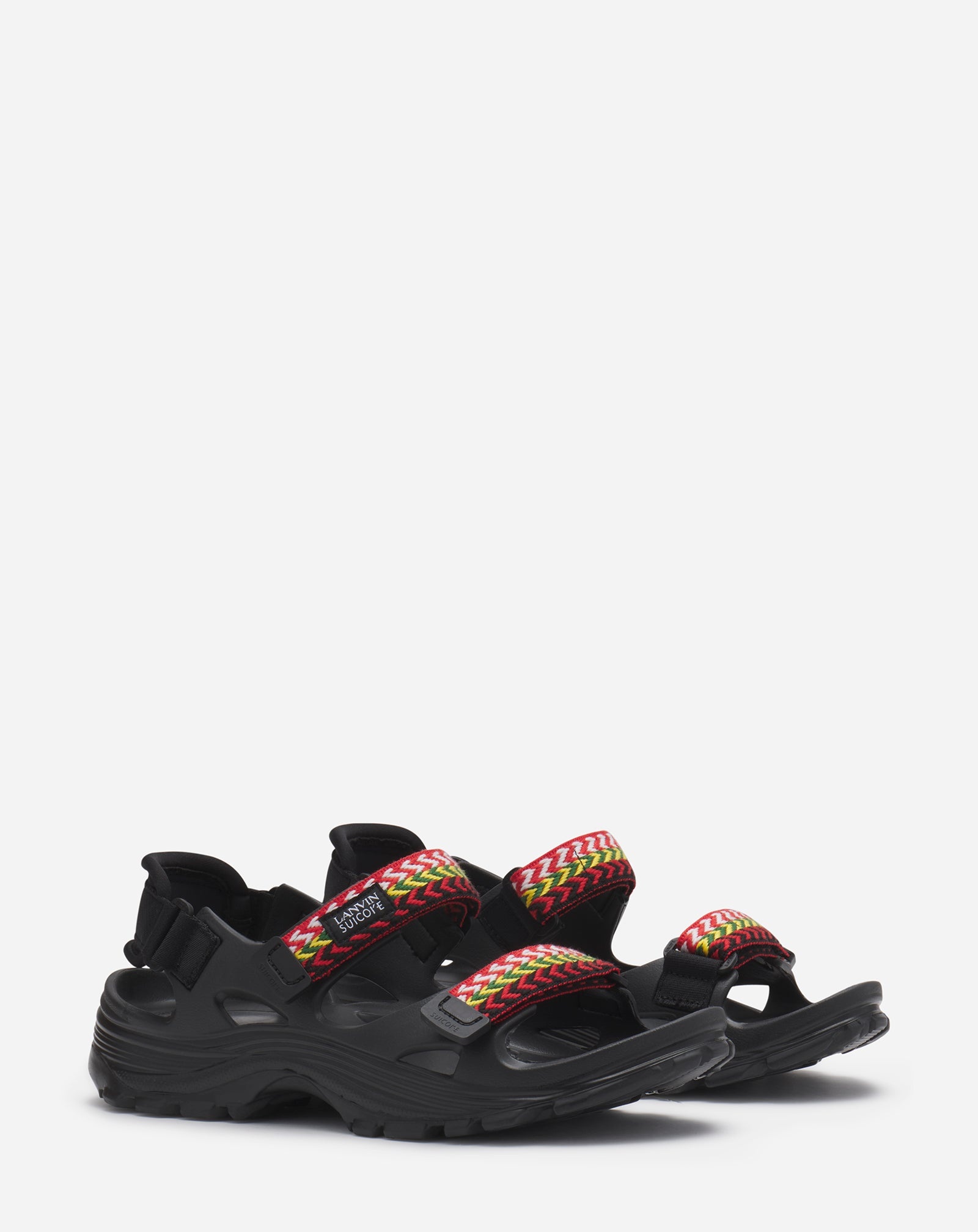 RUBBER LANVIN X SUICOKE WAKE SANDALS MEN - 2