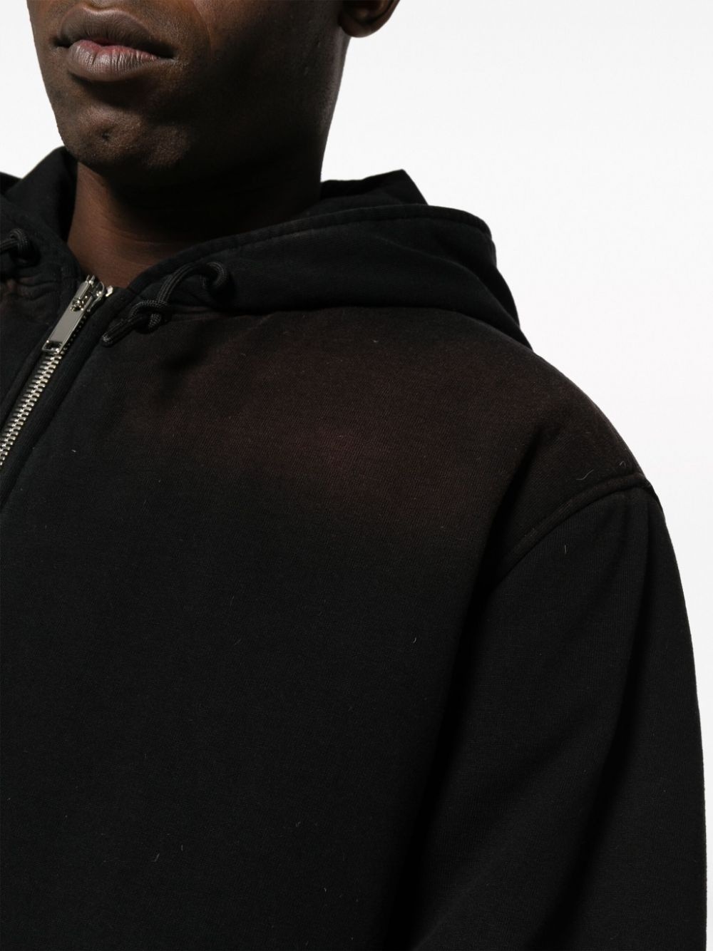 zip-up padded hooded jacket - 5