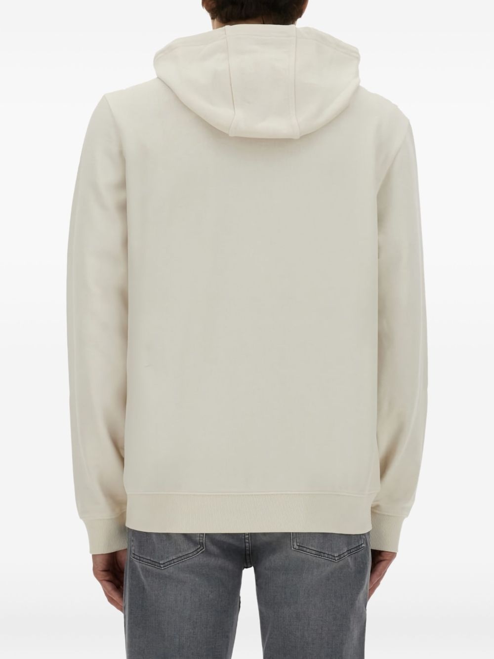 hooded zip-up sweatshirt - 3