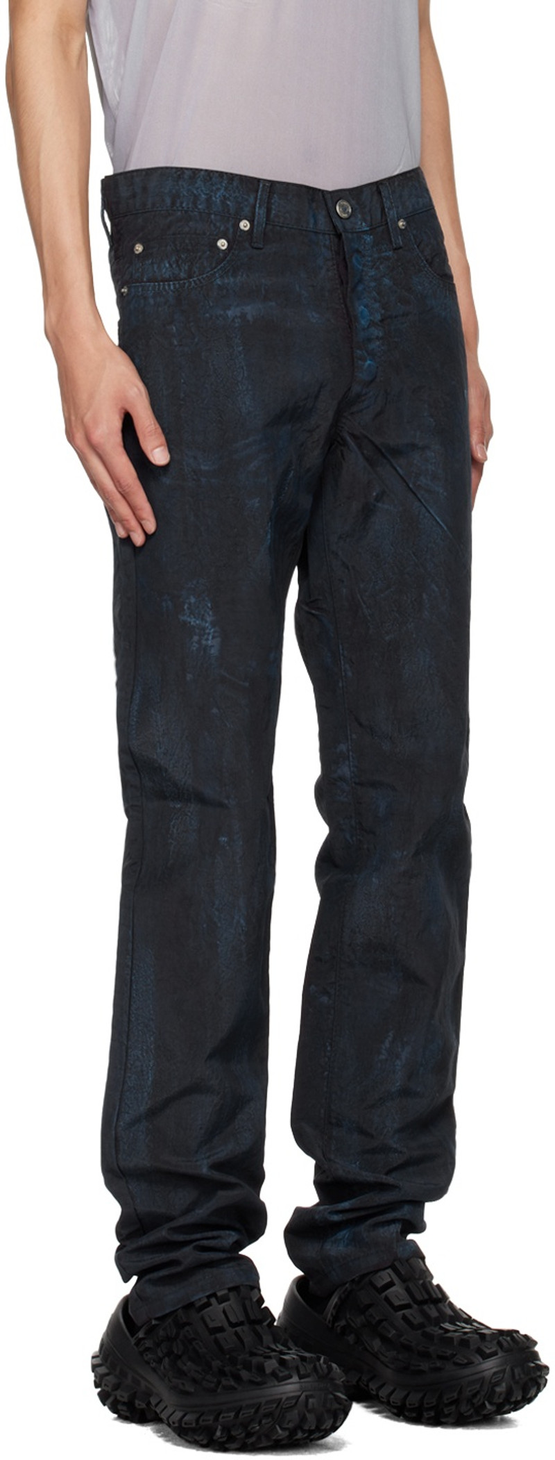 Kanghyuk SSENSE Exclusive Black Airbag Trousers outlook