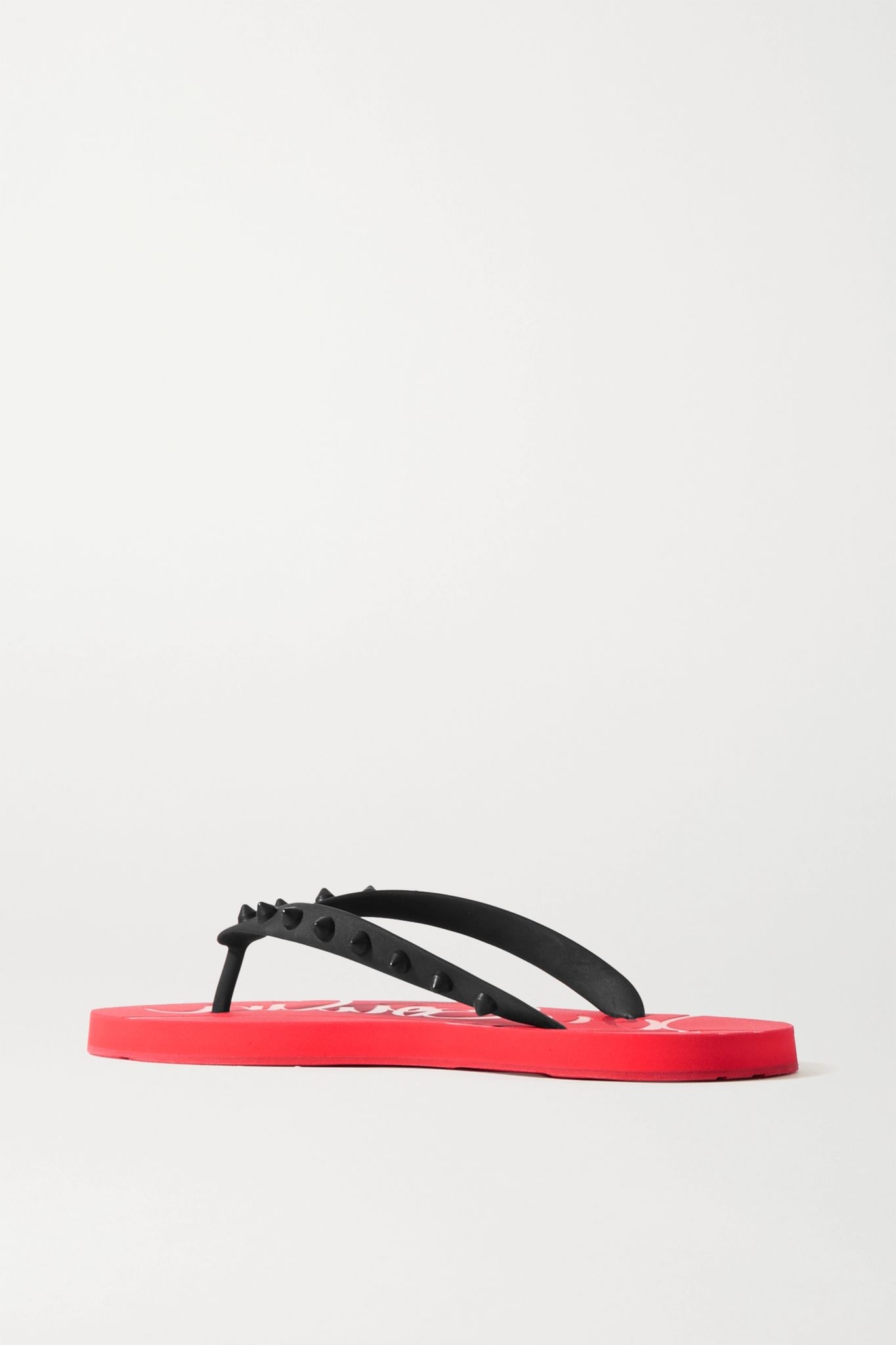 Donna spiked rubber flip flops - 3