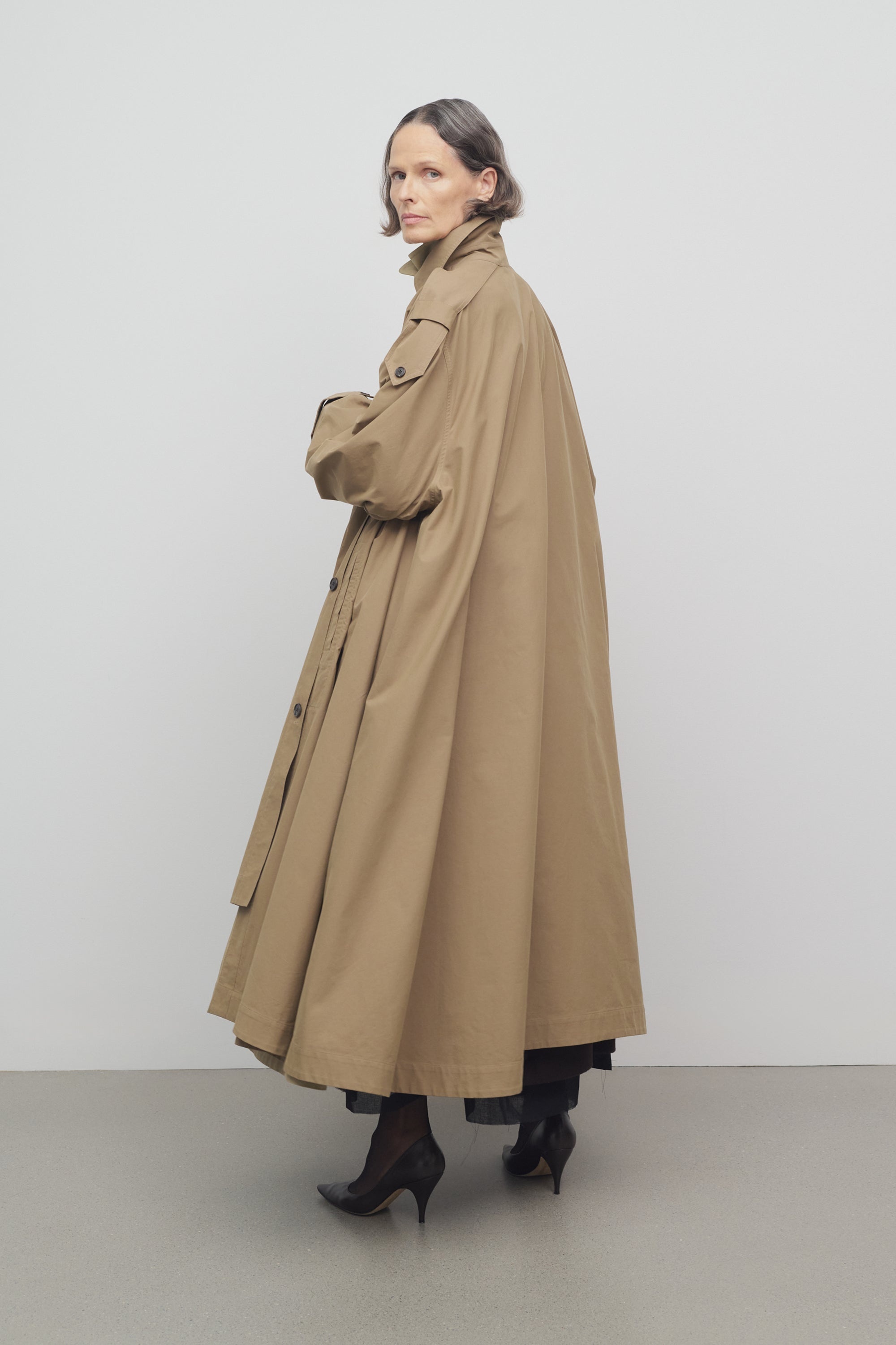 Aralia Coat in Cotton - 5