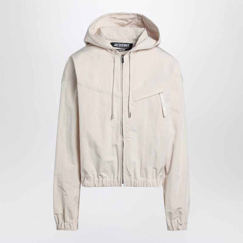 Jacquemus Bateau Ivory Windbreaker Jacket Men - 1