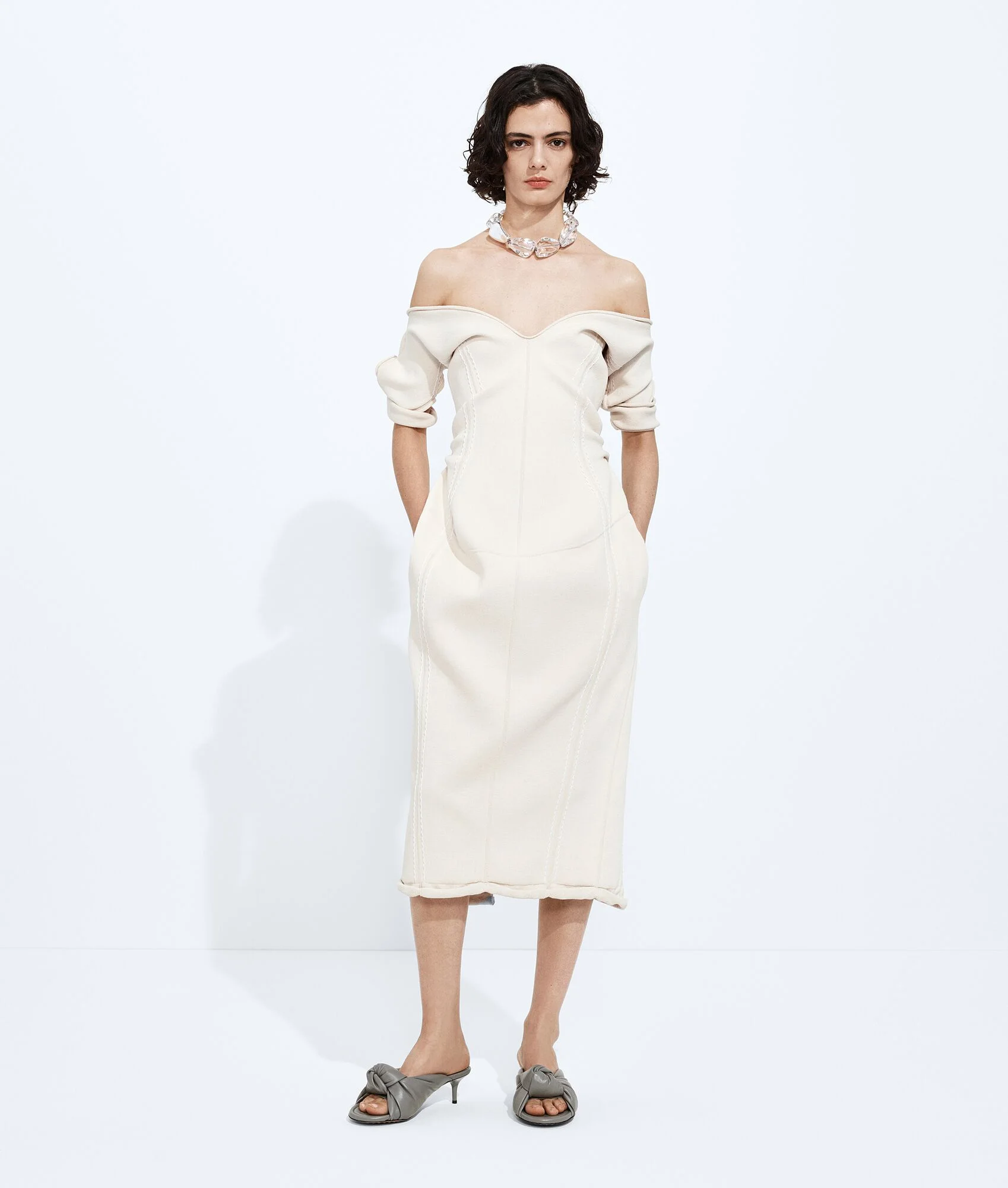 Double Crepe Dress - 1