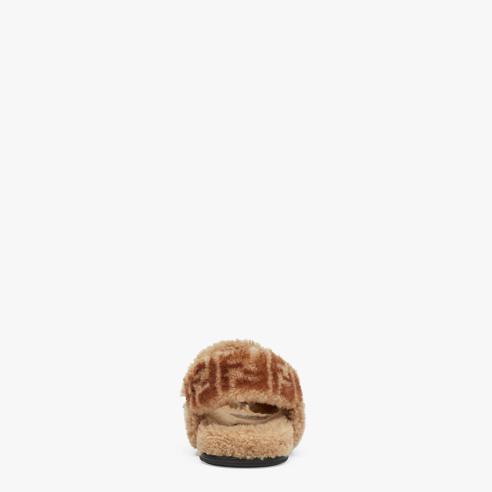Beige sheepskin sandals - 3