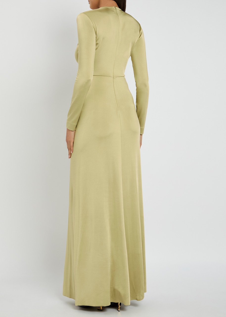 Victoria Beckham Crystal-embellished Stretch-satin Gown - 3