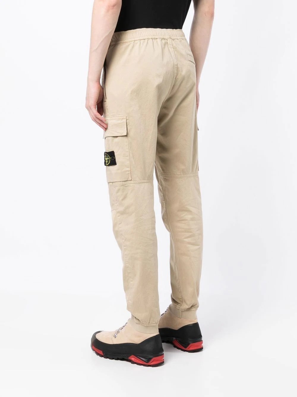 tapered-leg cargo trousers - 4