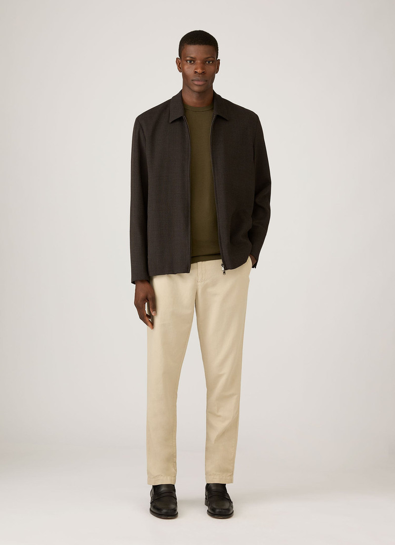 Sunspel Sea Island Cotton Knit T‑shirt outlook