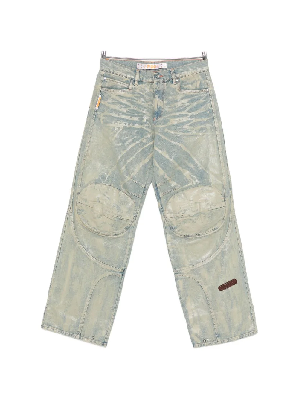 Biker Mice panelled jeans - 1