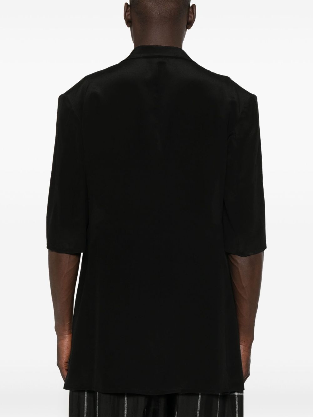 silk blazer - 4