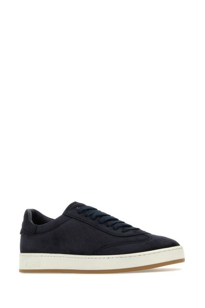 Church's Midnight blue suede sneakers outlook