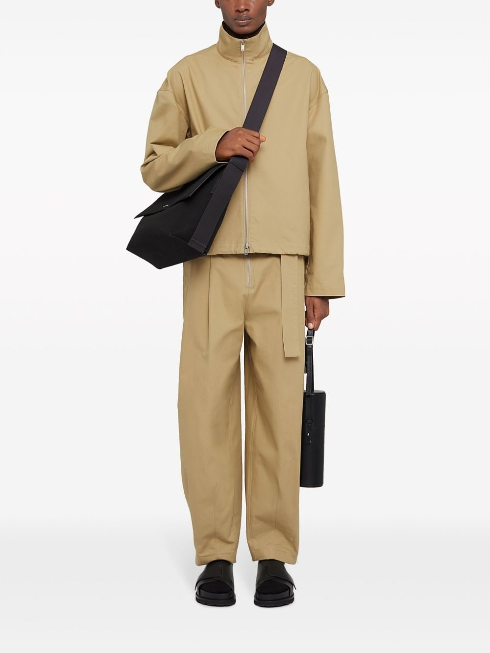 belted wide-leg trousers - 2