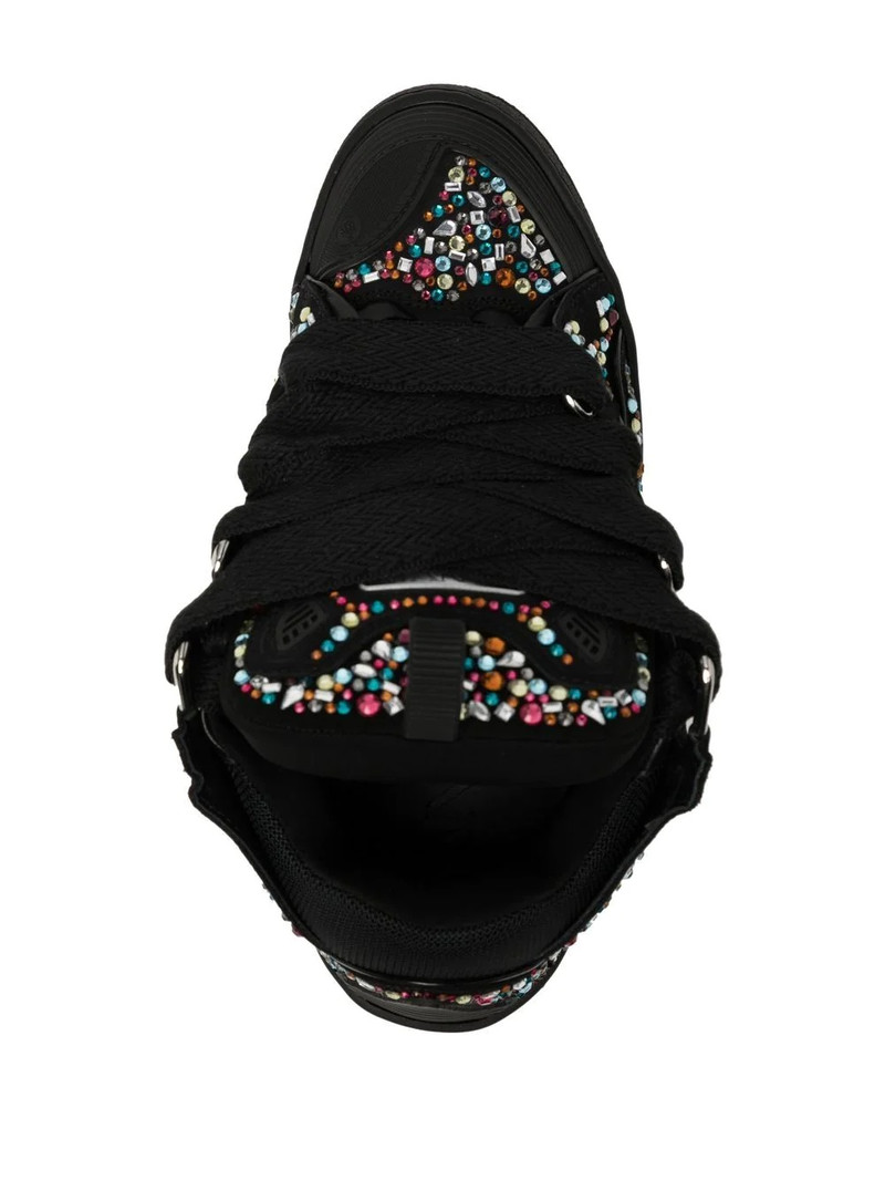 curb rhinestone sneakers 4