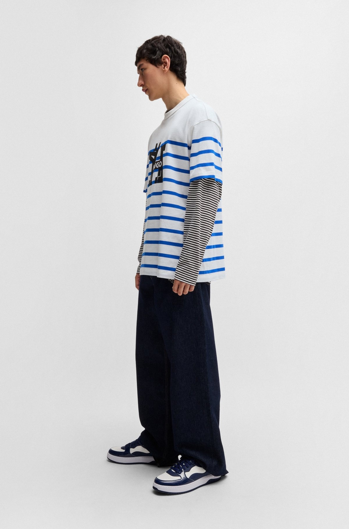 COTTON-JERSEY LOOSE-FIT T-SHIRT WITH DOG LOGO - 4