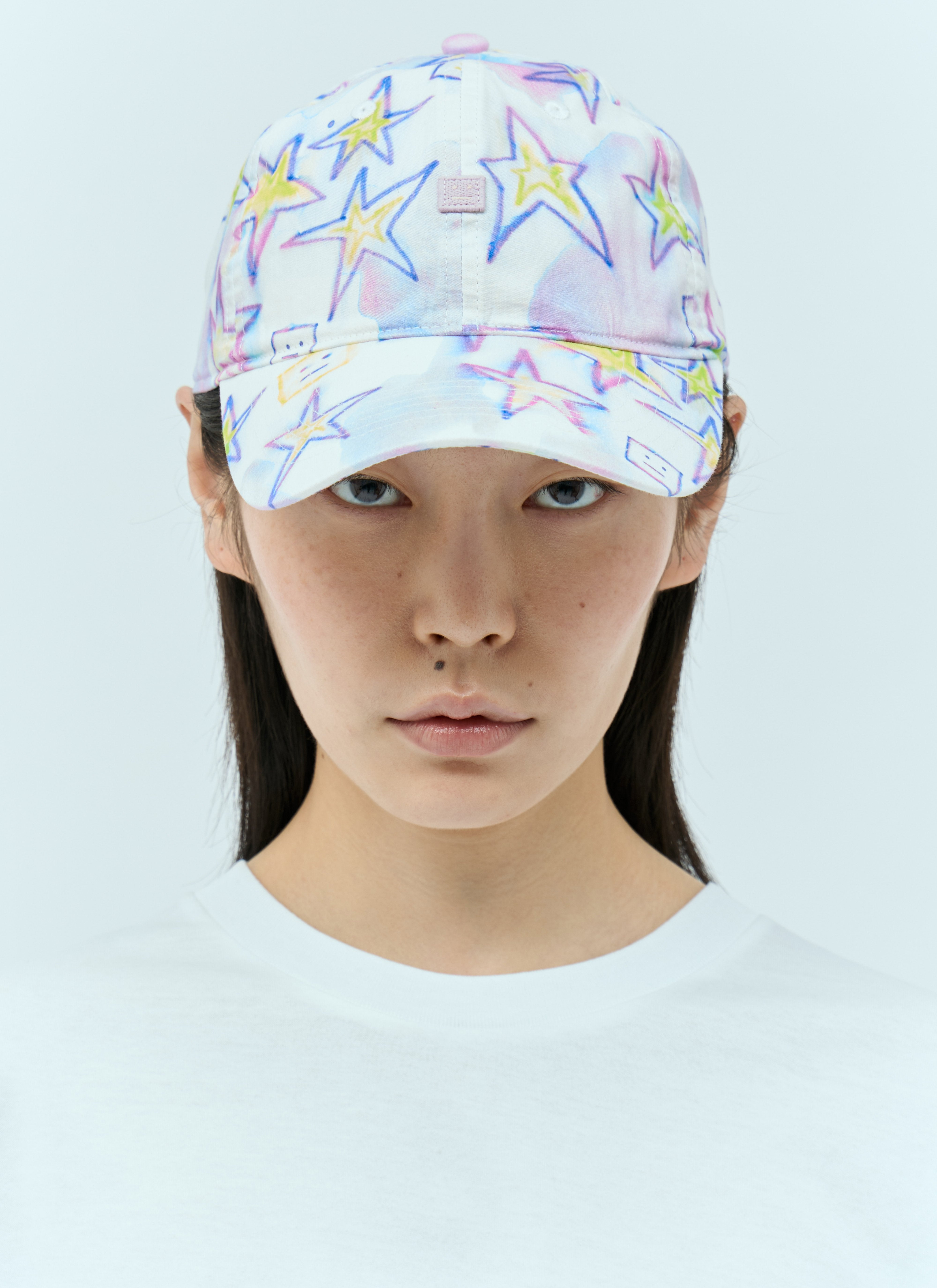 Acne Studios Women Micro Face Patch Baseball Cap - 3