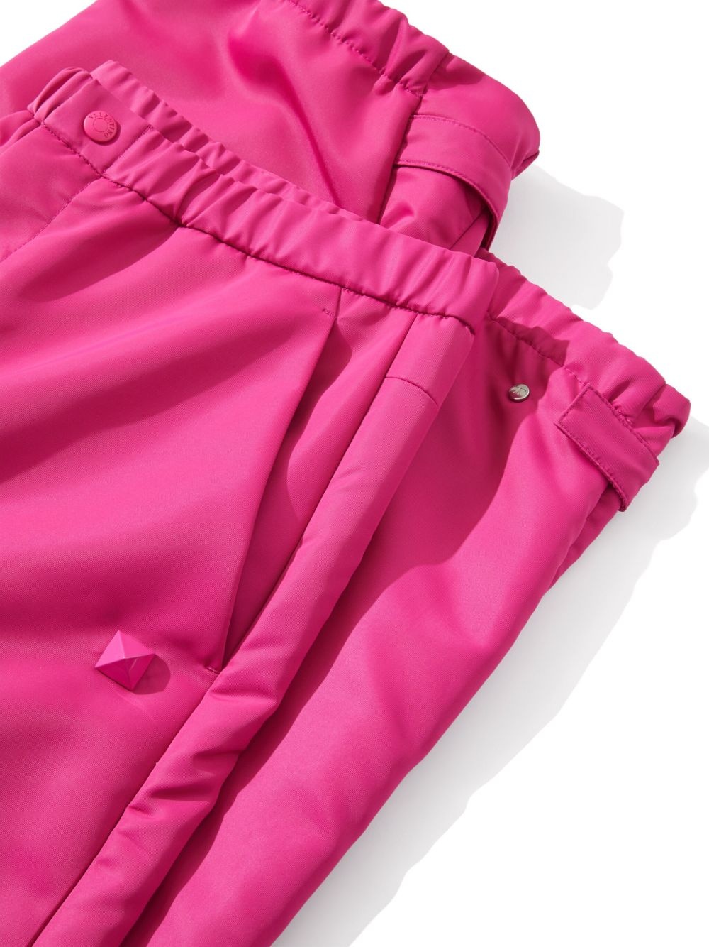 technical fabric straight-leg trousers - 3