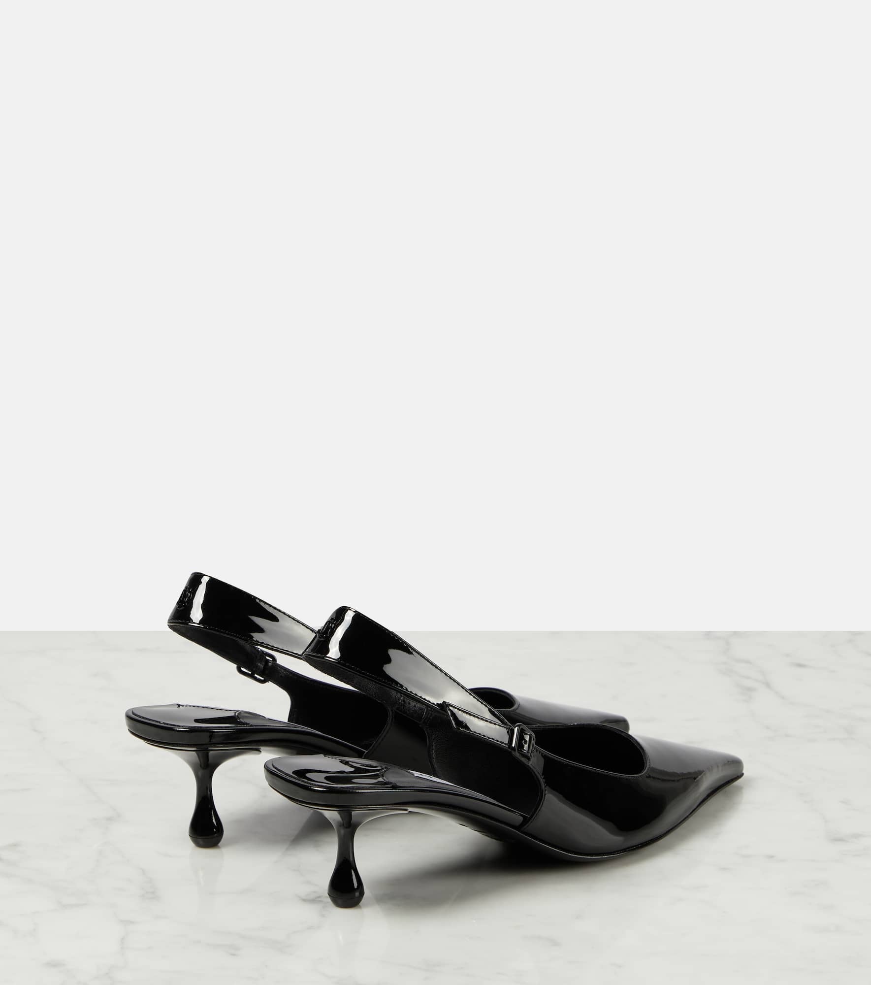Amel 50 Pat leather slingback pumps - 3