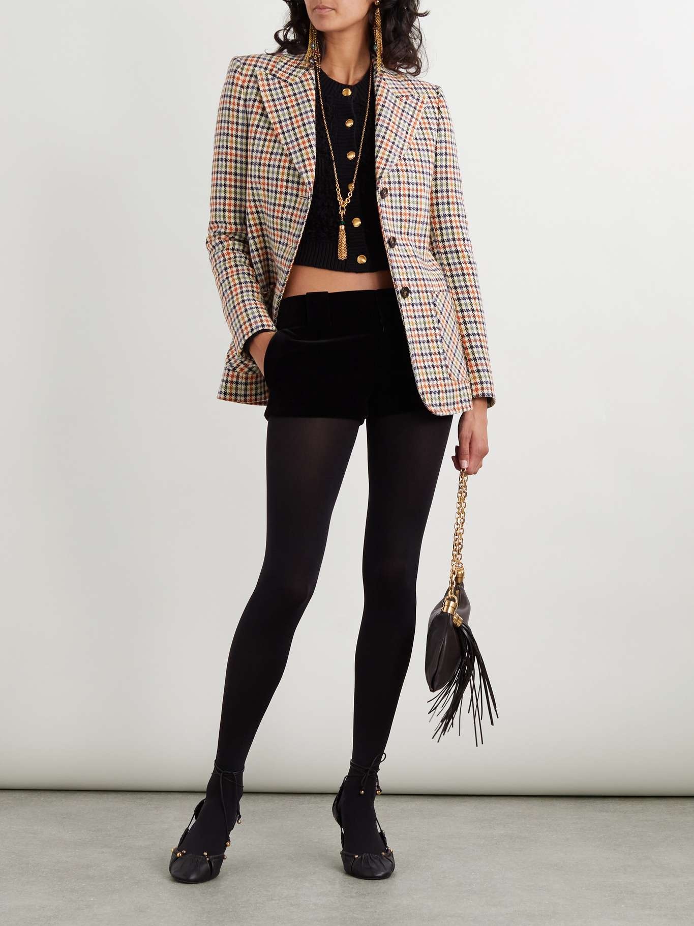 ジャケット Chloe Checked wool tailored jacket Chloé Tailored Jacket In Check Wool | Chloé TJ