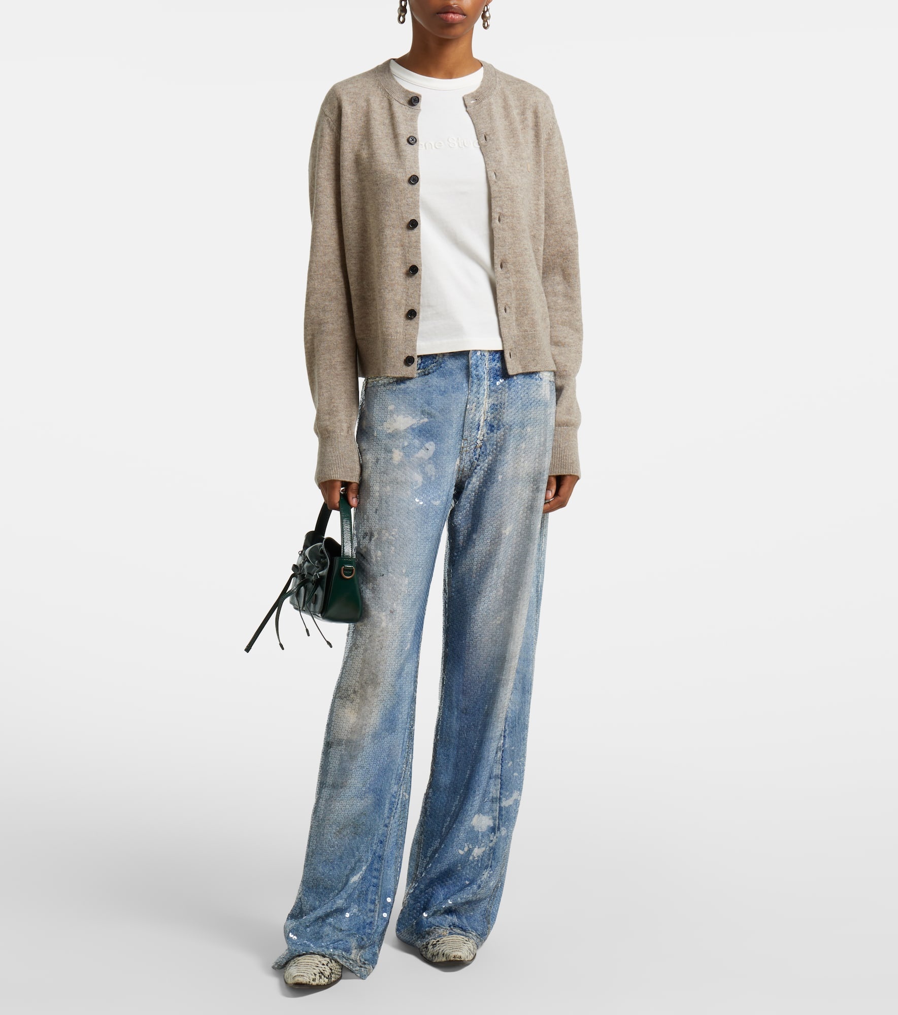 Keny Face wool cardigan - 2