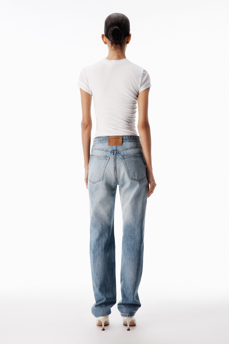 Zip Waistband Dipped V Jean 4