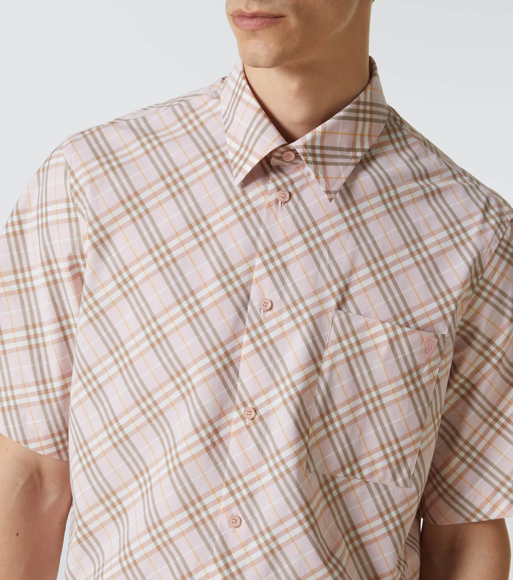 Burberry Check cotton bowling shirt - 6