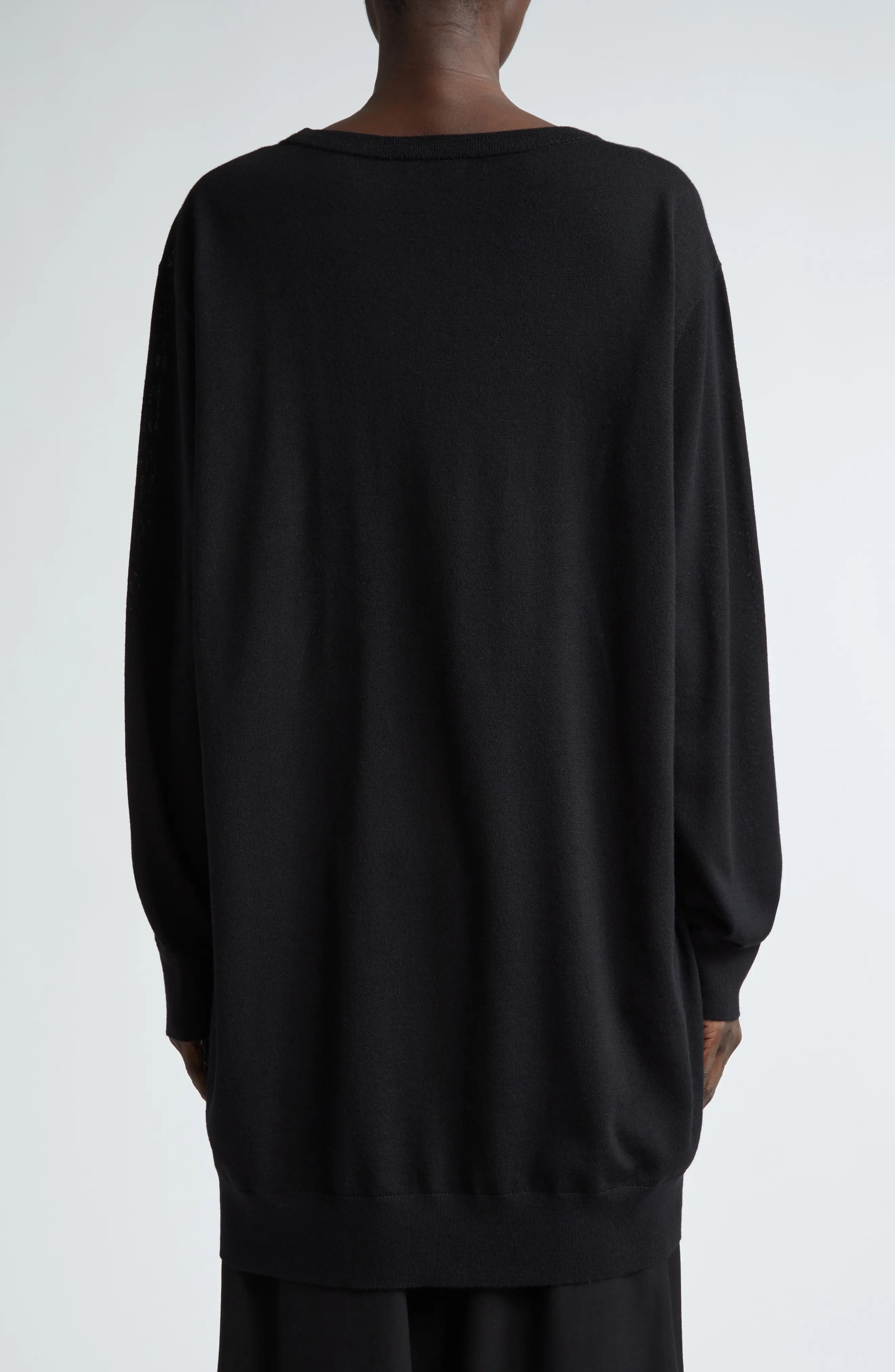 Tammy Elongated Wool Sweater - 3