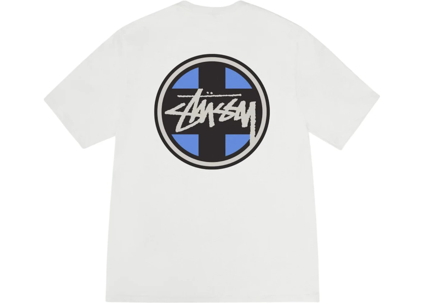 Stussy Cross Dot Pigment Dyed Tee Natural - 1