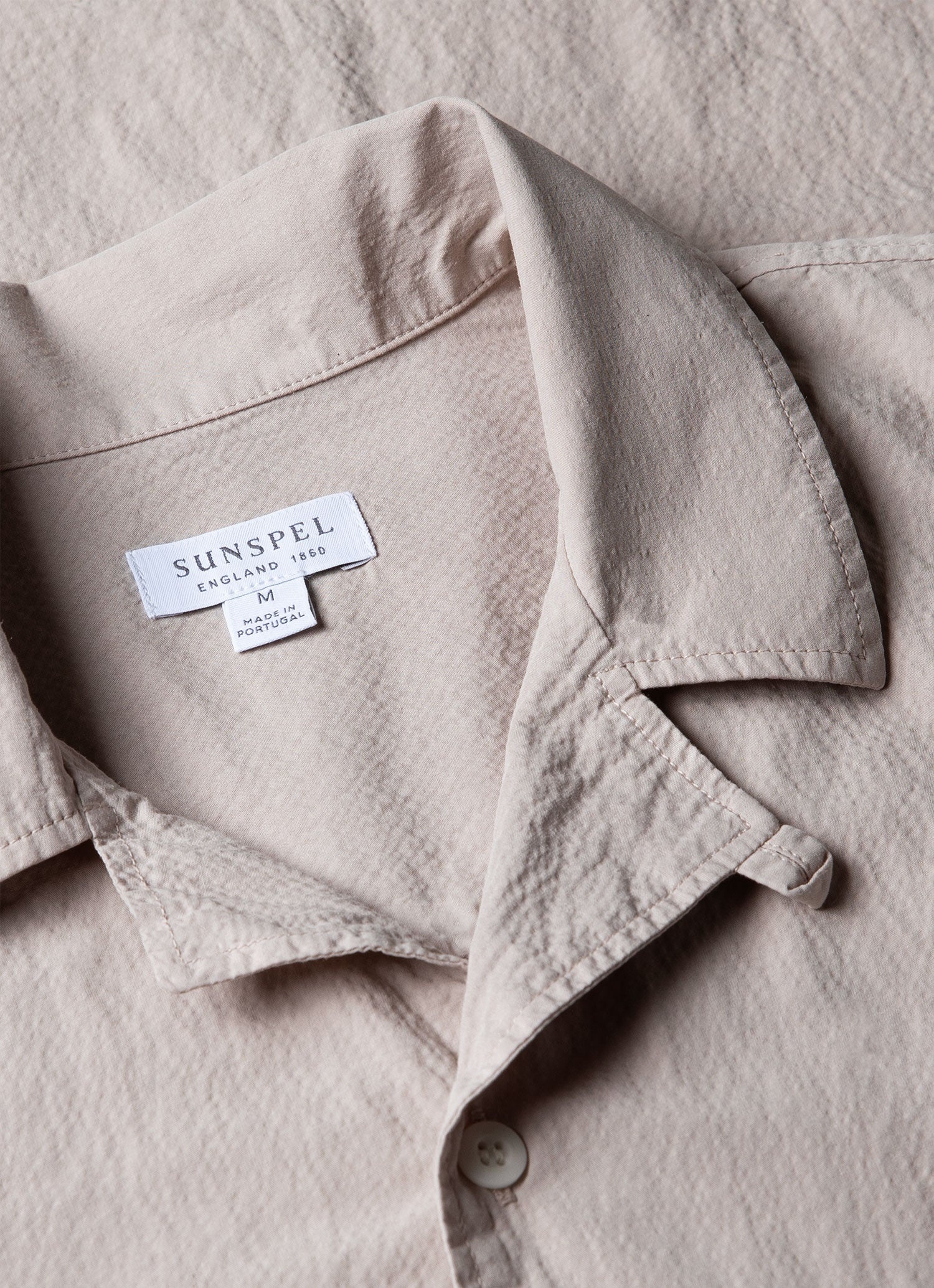 Seersucker Camp Collar Shirt - 4