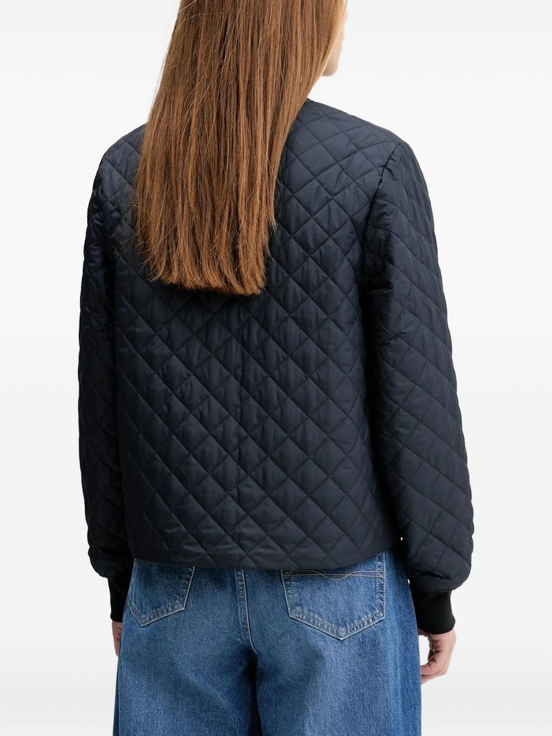 Barbour quilted diamond-pattern jacket outlook
