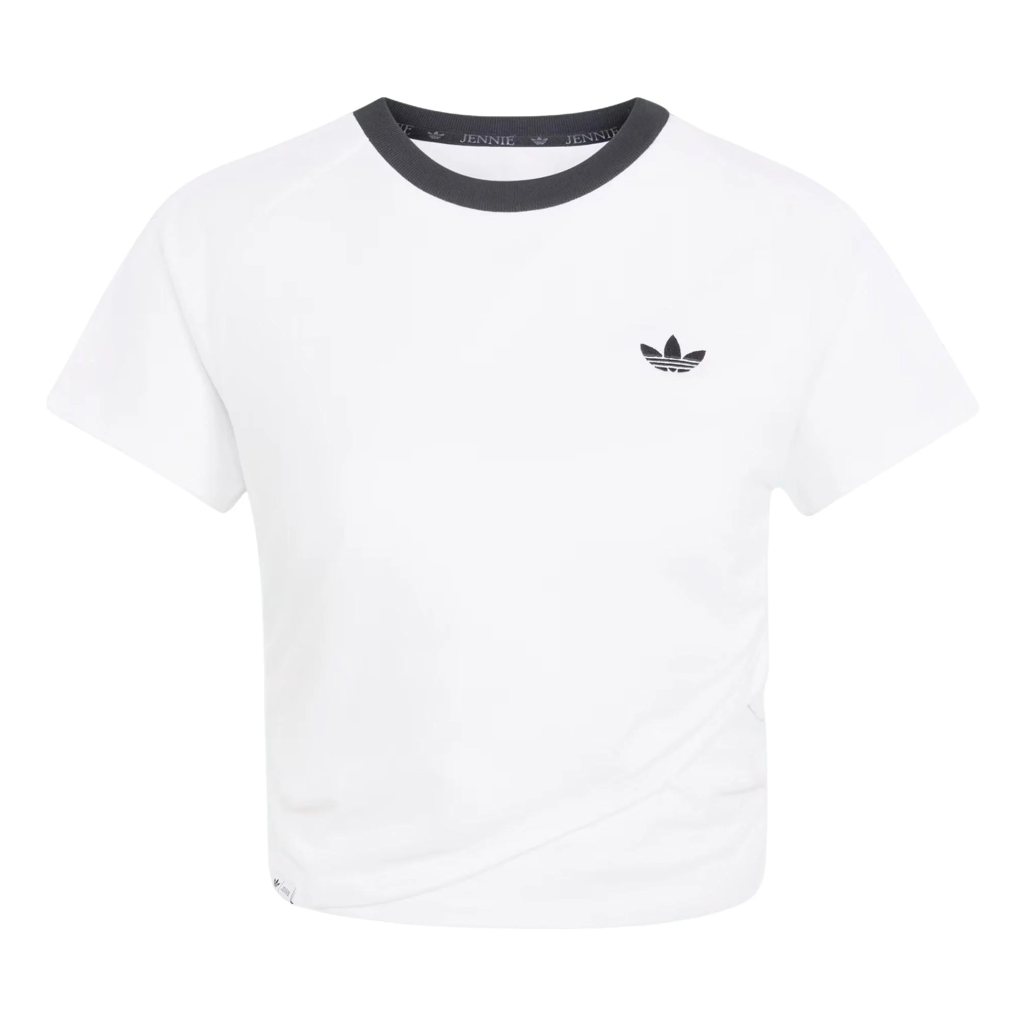 (WMNS) adidas x Jennie Layered T-Shirt Asia Sizing 'White' LD4968 - 1