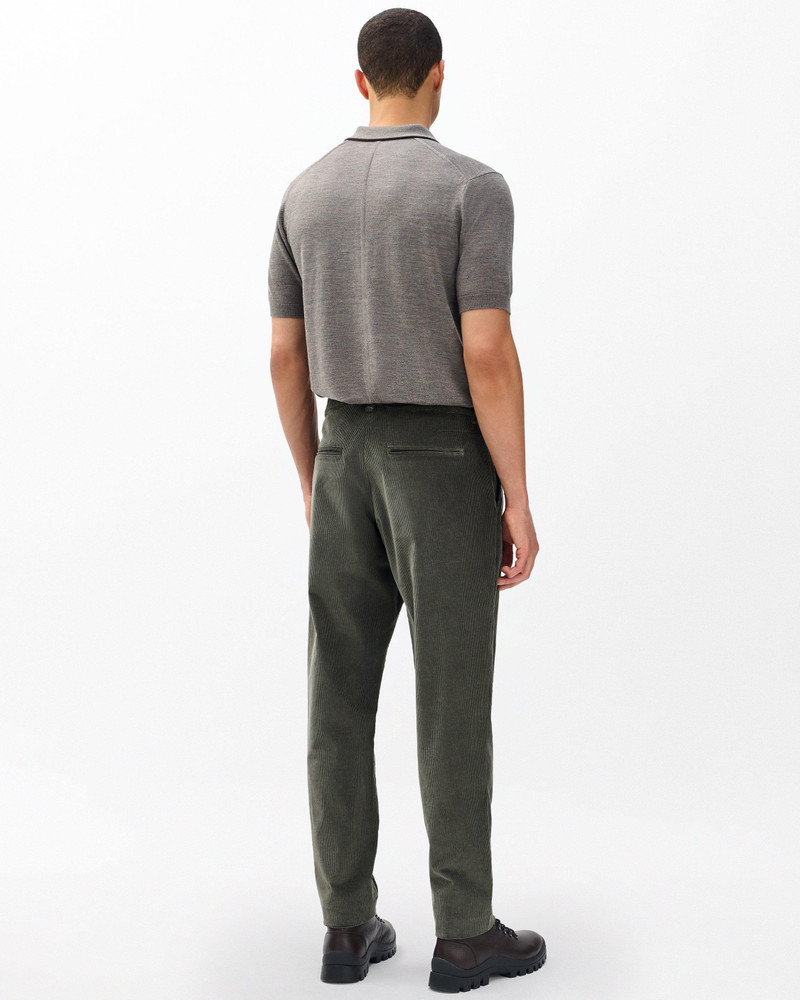 Evan Pleated Corduroy Trousers 6