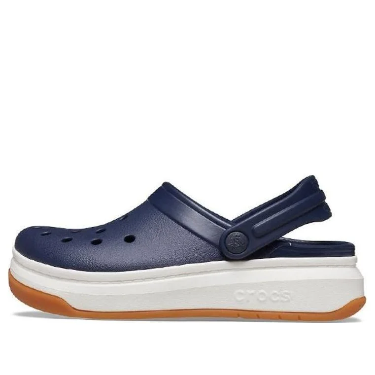 Crocsband Full Force Thick Sole Sandals Unisex Blue White 206122-462 - 1