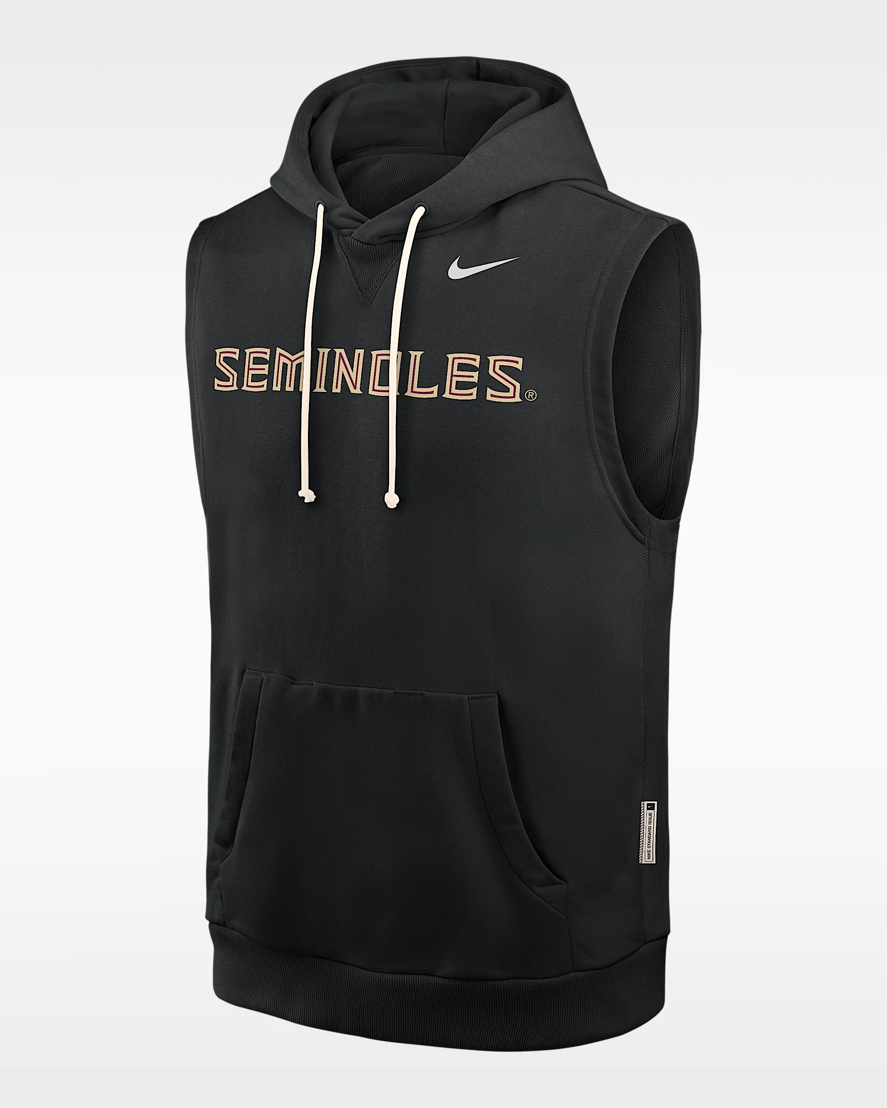 Florida State Sideline Men's Nike Dri-FIT College Sleeveless Pullover Hoodie - 1