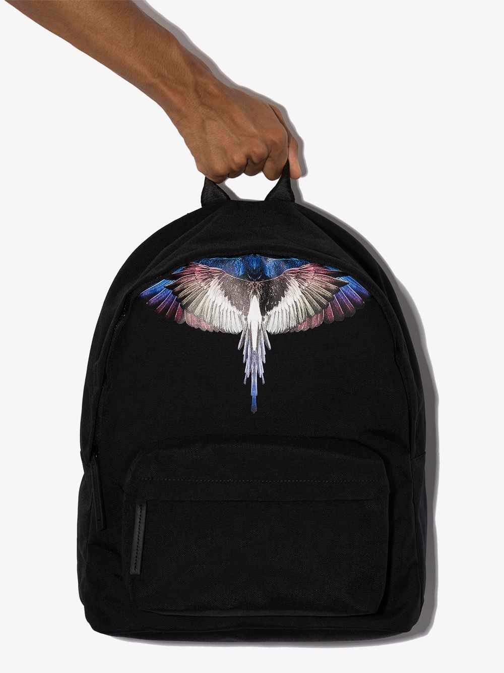 Wings logo print backpack - 4