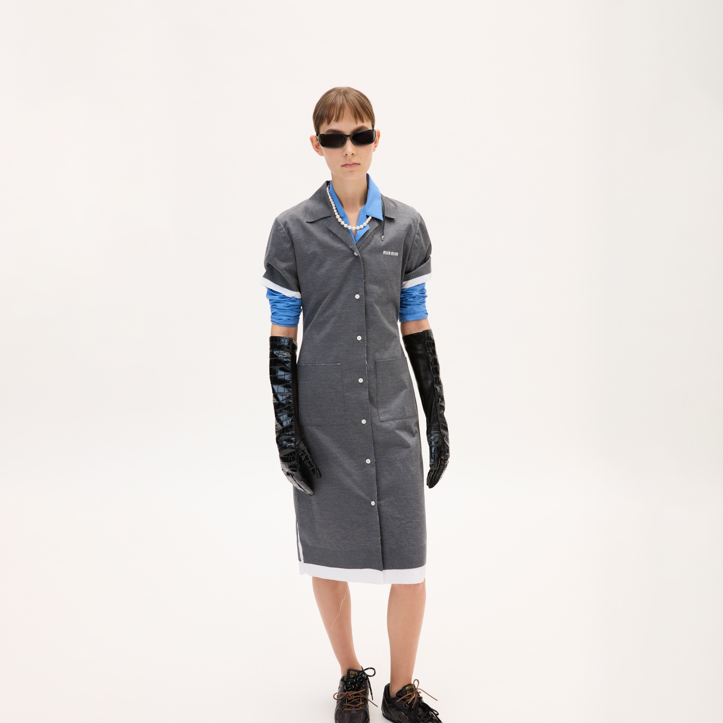 New Balance X Miu Miu 530 SL leather sneakers - 5