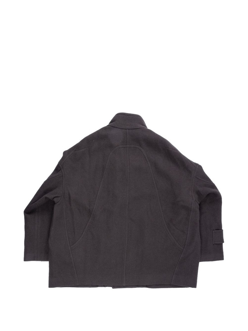 Ziggy Chen stand collar short coat outlook