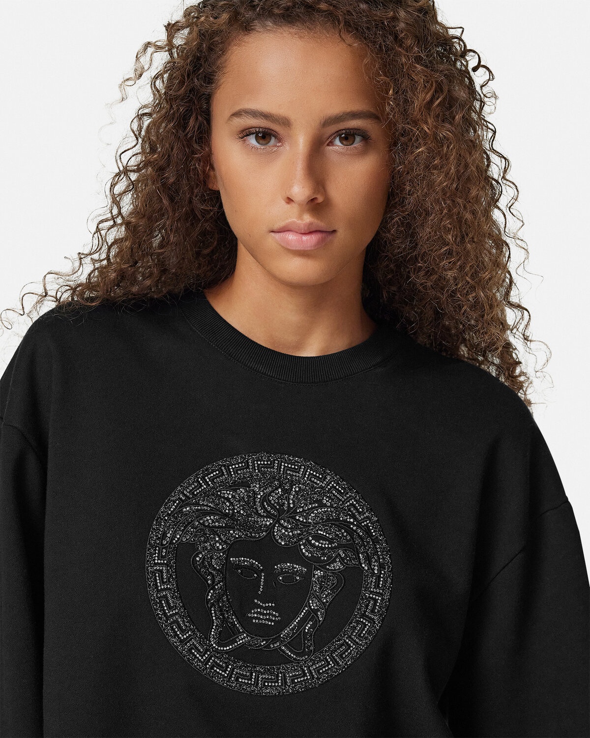 Embellished Medusa Sweatshirt - 3