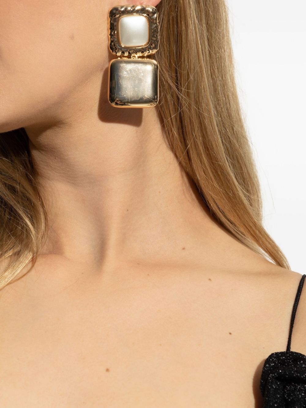 square drop earrings - 2