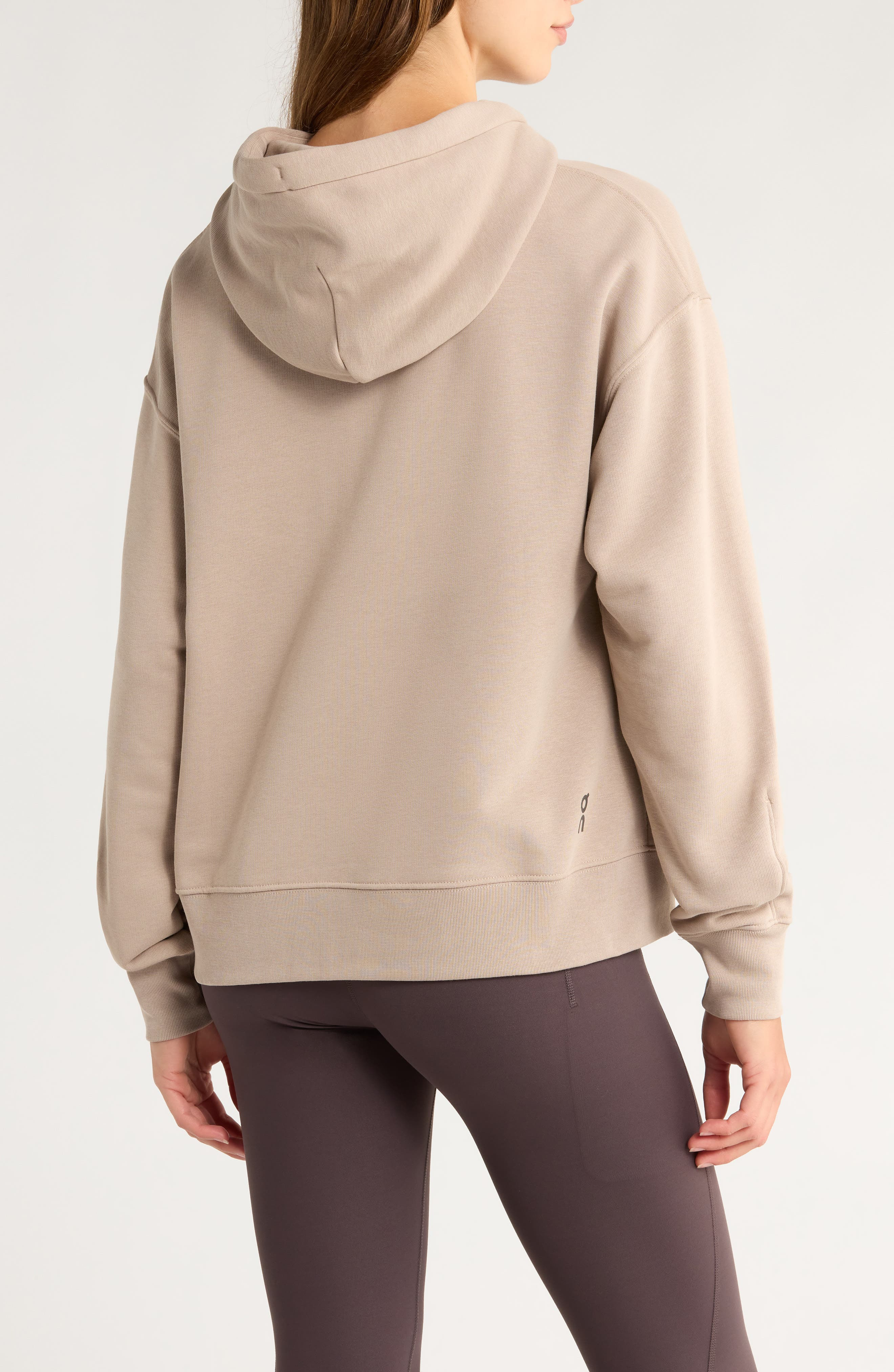 Club Oversize Organic Cotton Blend Hoodie in Desert at Nordstrom - 2