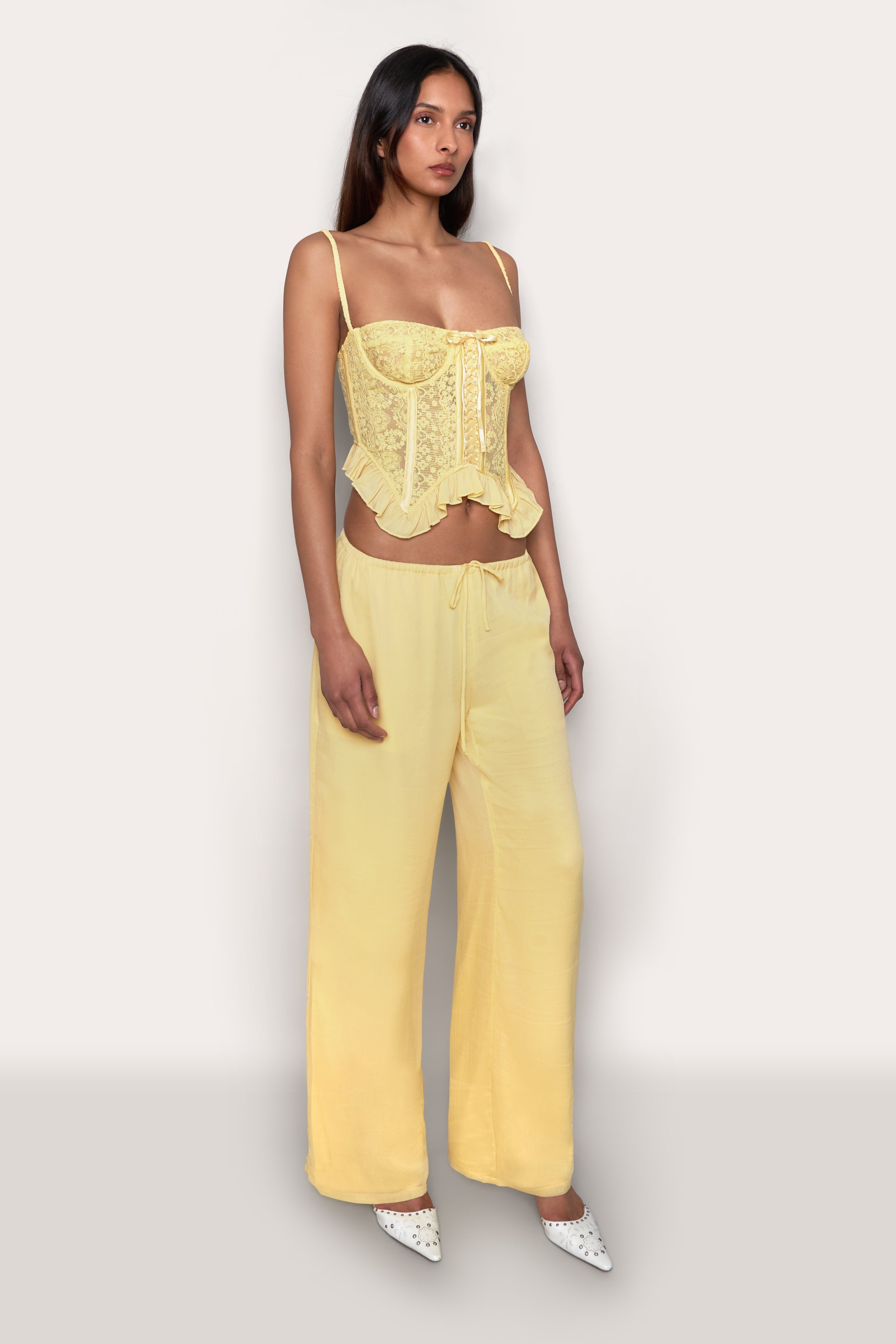 LACE FLUTTER CORSET - 1