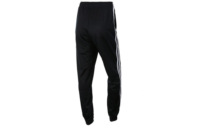 adidas Sports Side Stripes Stylish Knit Long Pants 'Black' BK7396 - 2