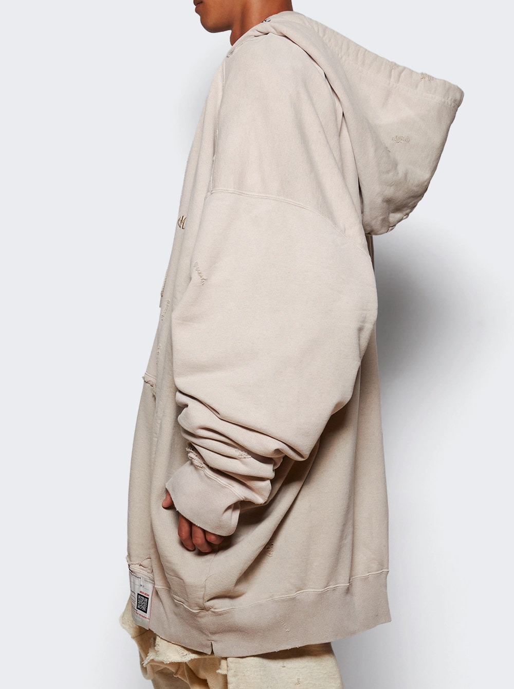 Sun Faded Huge Parka Beige - 3