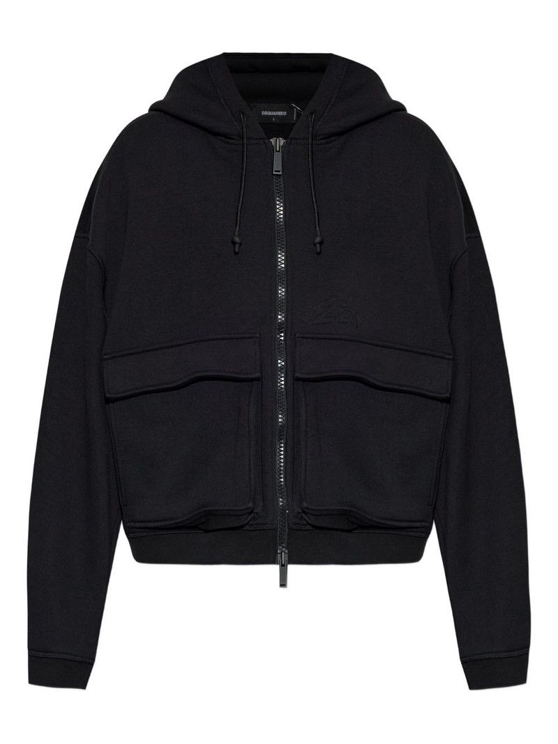 hooded ribbed jacket 1
