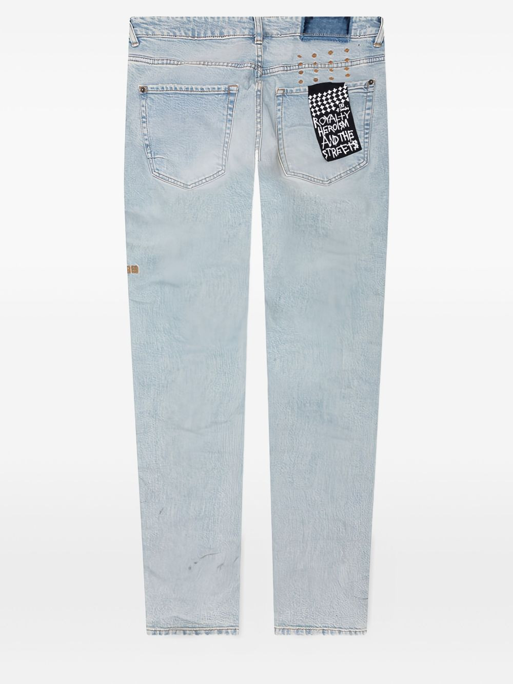 logo-print jeans - 2