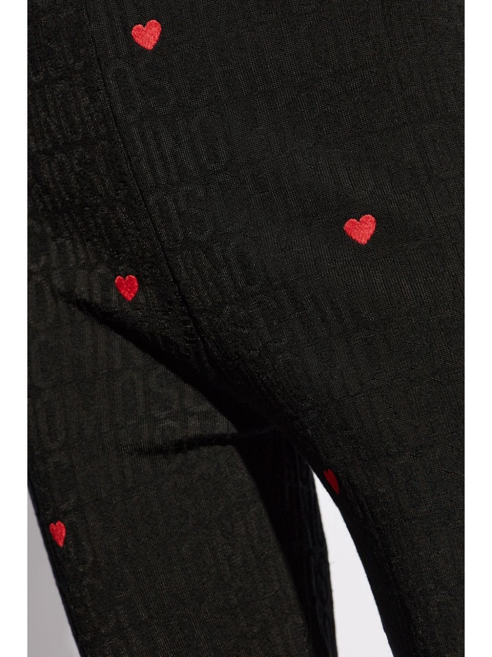 jacquard-logo woll leggings - 5