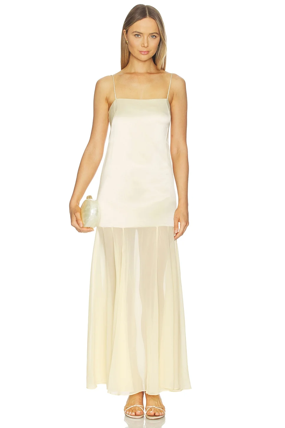 Moraya Dropped Waist Maxi Dress - 1