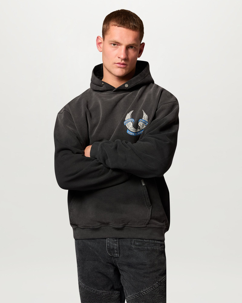 BELSTAFF X REPRESENT BORN TO BIKE HOODIE 7