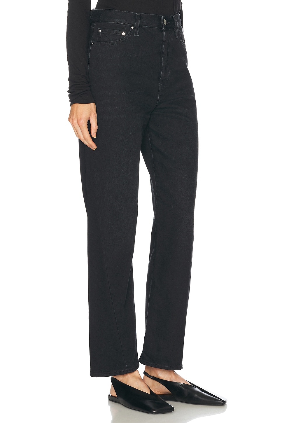Twisted Seam Full Length Straight Leg - 2