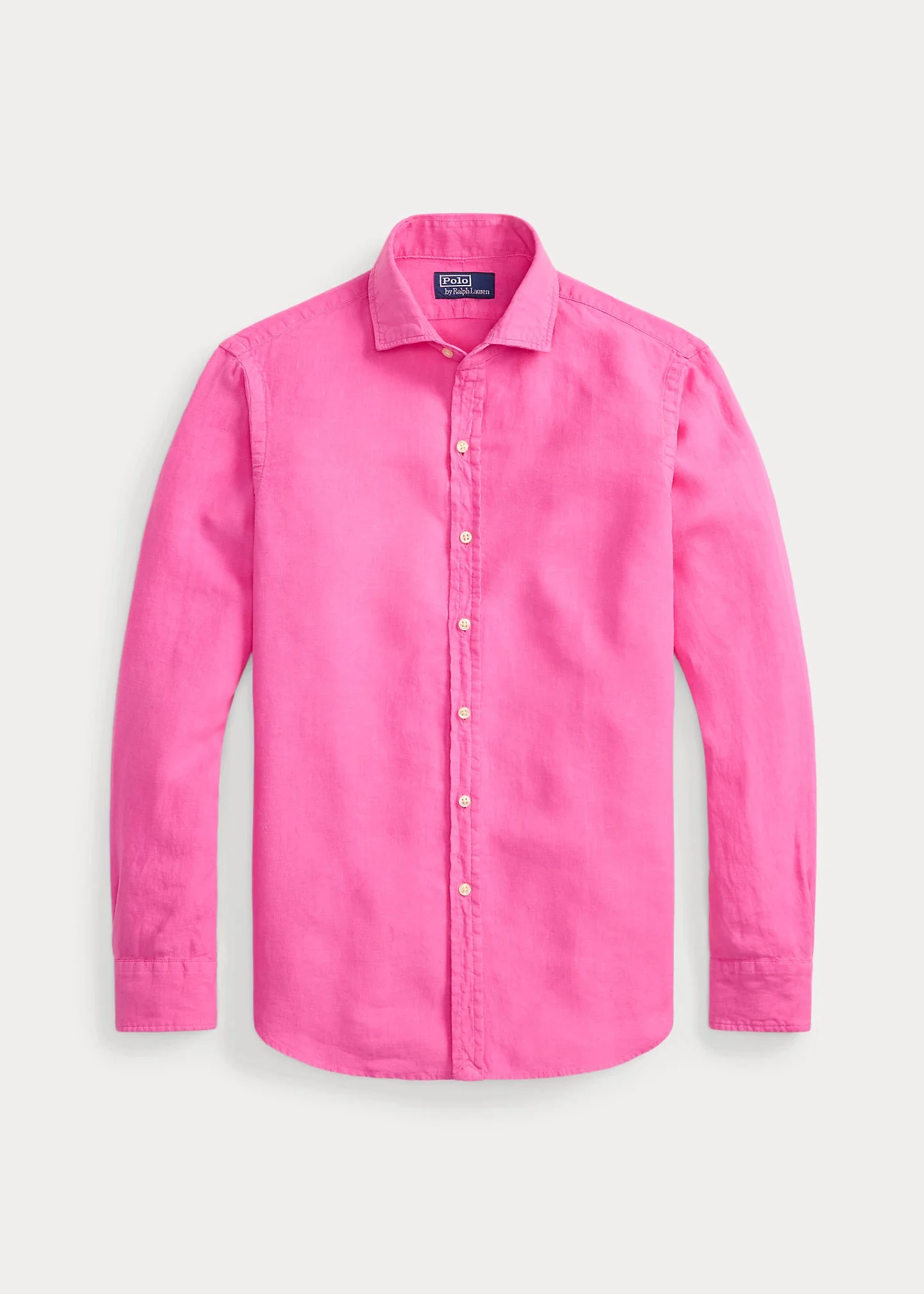 Classic Fit Slub Linen Shirt - 1